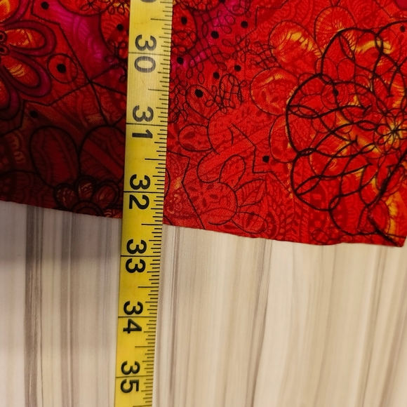 Vintage Studio C Maxi Skirt & Blouse Set Retro Floral Size 16 Rayon - Picture 8 of 10